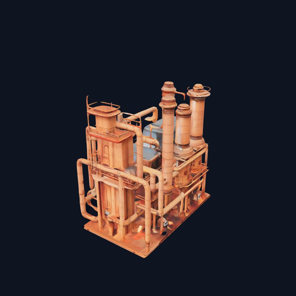 Rustic Factory Complex model pack
